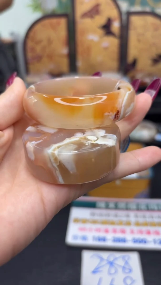 未镶嵌手镯石英质玉A200(54圈赠送镯心)