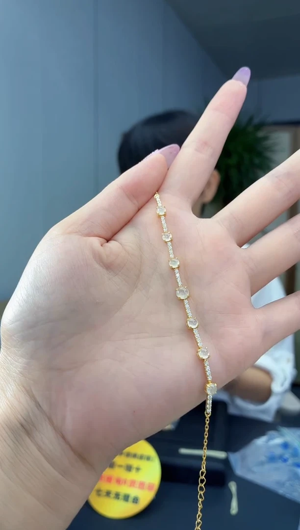 银S925镶嵌手链翡翠1111111111