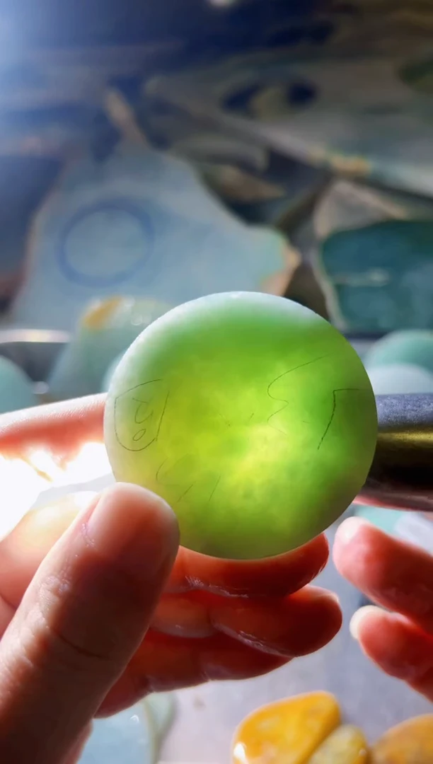 颈饰未镶嵌翡翠缅甸翡翠56