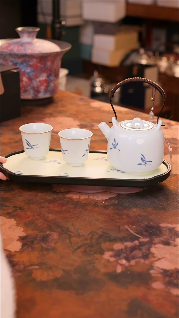 【闪购商品】陶瓷茶具（无礼盒无茶盘）@@A10634