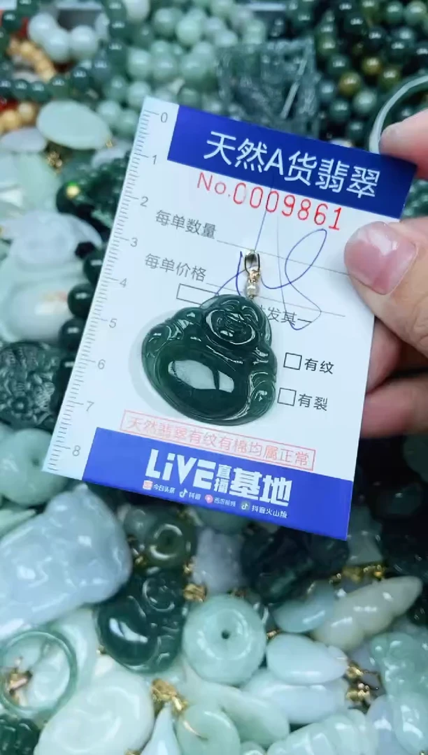 【闪购商品】翡翠吊坠(不含链)未镶嵌翡翠