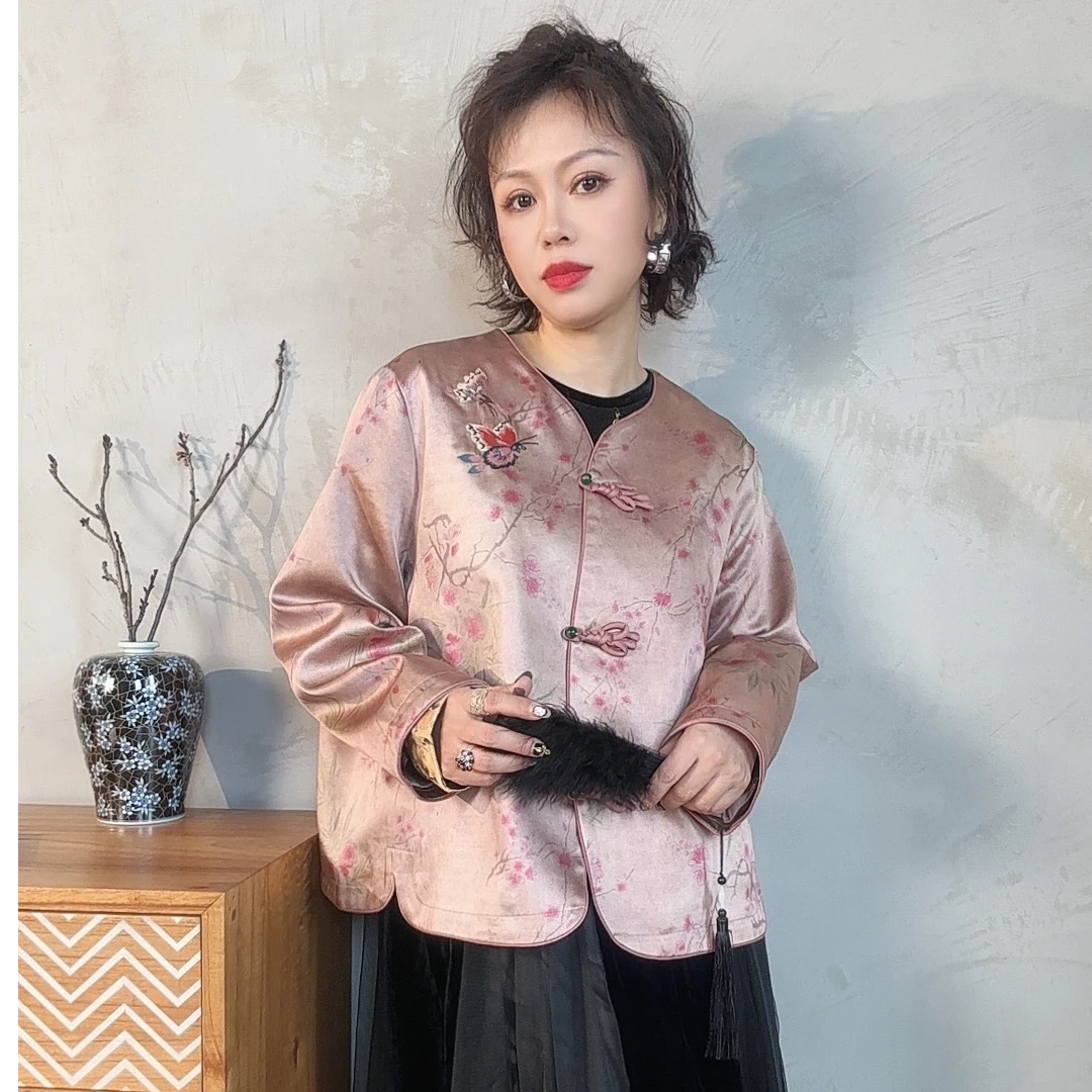 百花争艳【鱼鱼家】复古文艺中国风盘扣国风棉衣（集合款）1230
