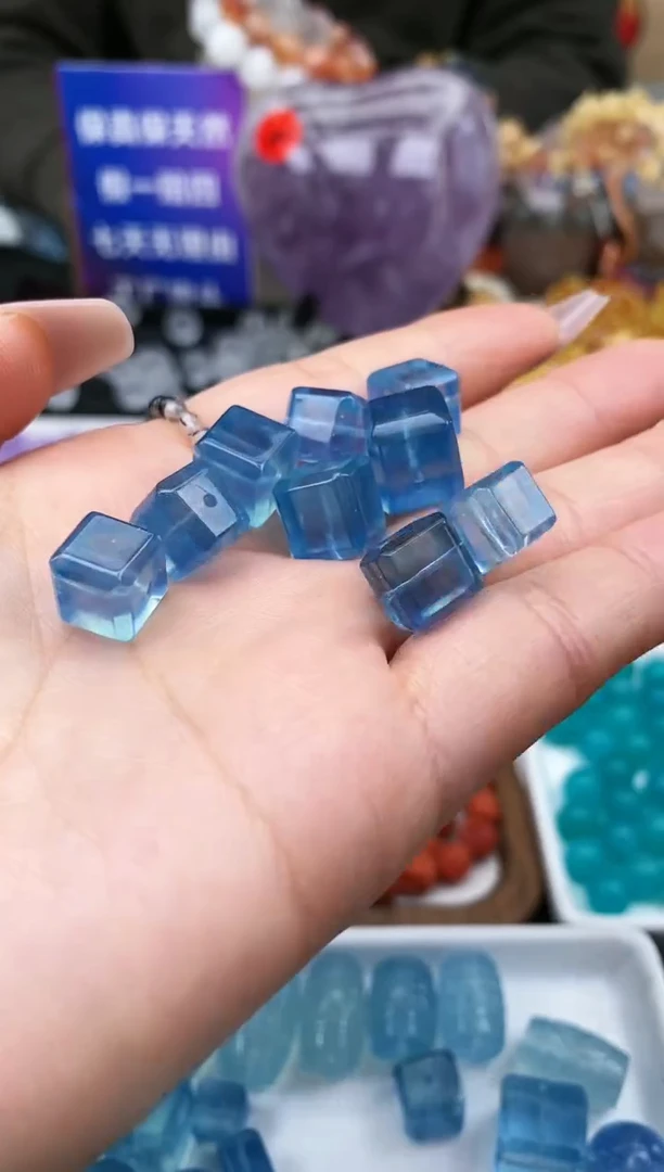 【闪购商品】海蓝宝石颈饰未镶嵌55a多样性发其一/2.10/1个