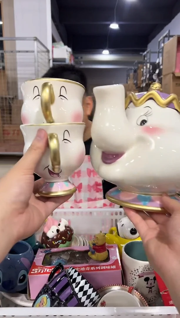 瓷片陶瓷02款一壶两杯