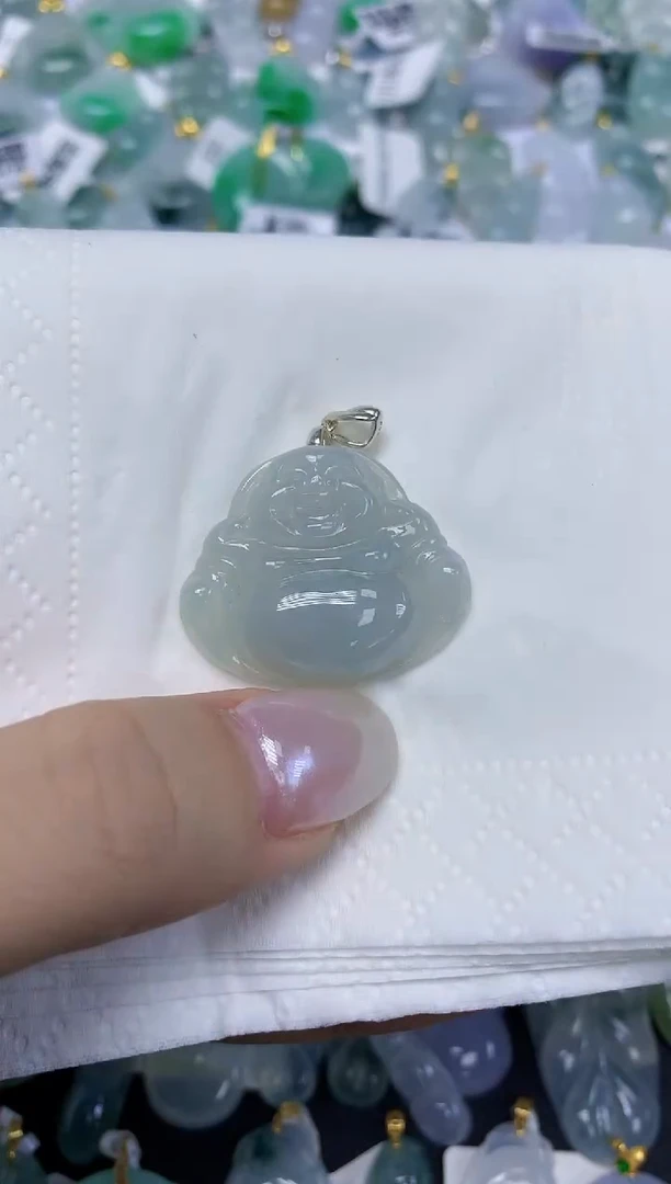 翡翠未镶嵌颈饰天然缅甸翡翠A货