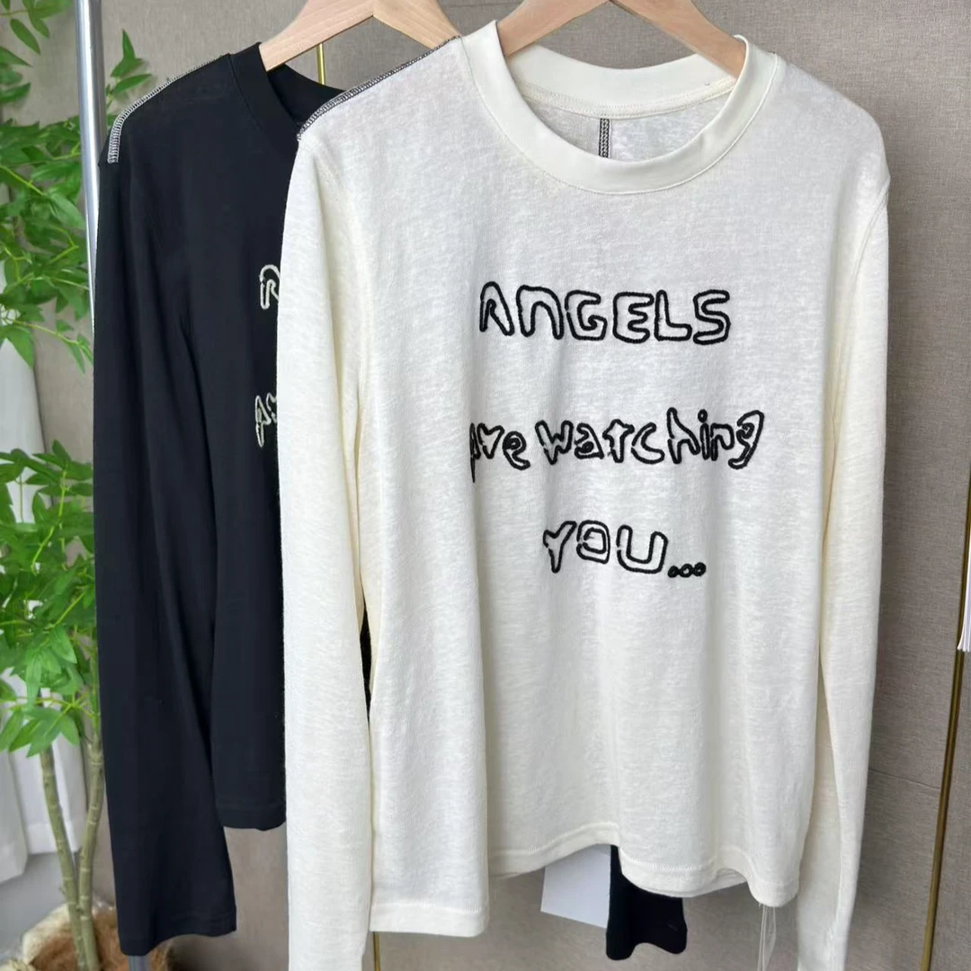 刺绣针织字母T恤（南油）