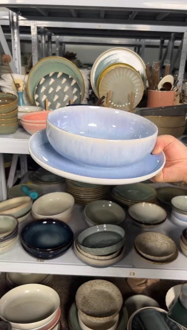 陶瓷外贸尾货瑕疵满20包邮X2 小盘加面碗