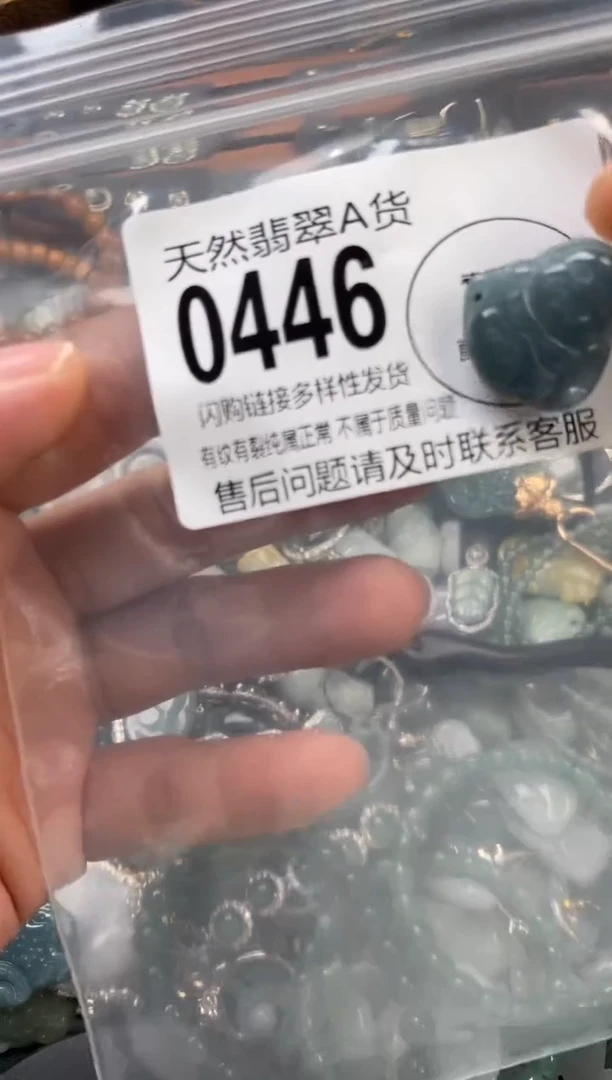 颈饰未镶嵌翡翠翡翠0446