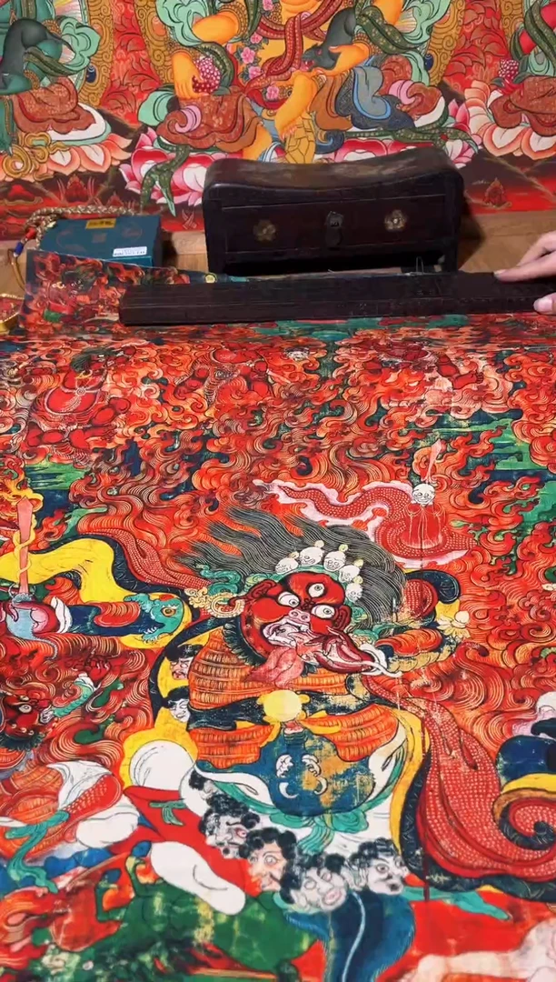 卷轴画东东唐卡tk16