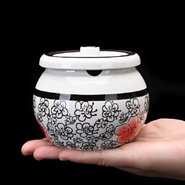 G1344-日式和风梅花烟灰缸HSF2