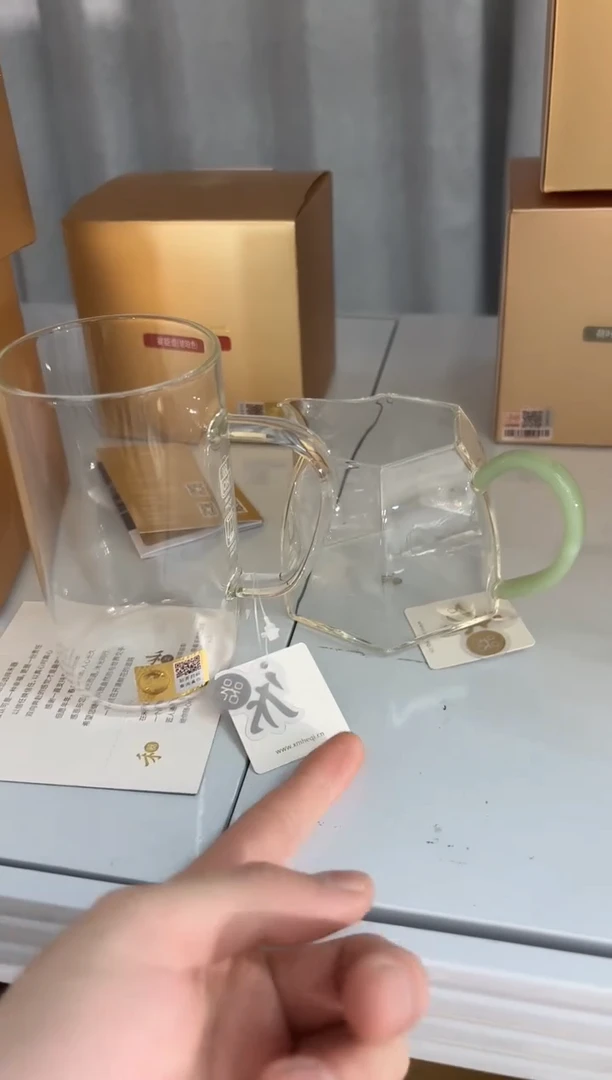 【闪购商品】禾器-棱然茶海-浅玉色+禾器清简杯透明