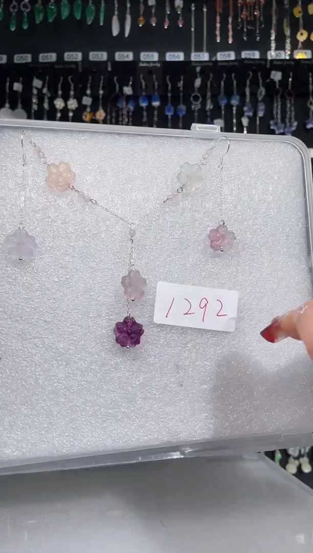 【闪购商品】紫晶耳饰银S925镶嵌喜欢拍