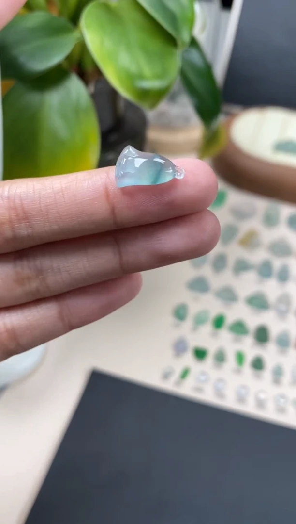 【闪购商品】翡翠颈饰未镶嵌翡翠冰种莲蓬