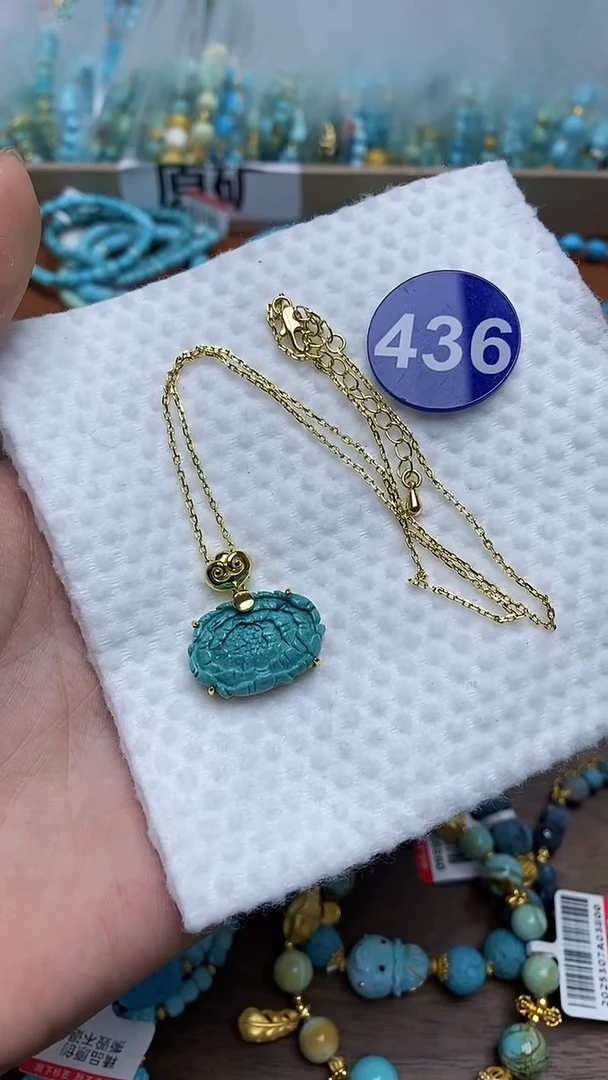 【闪购商品】绿松石项链合金436项链