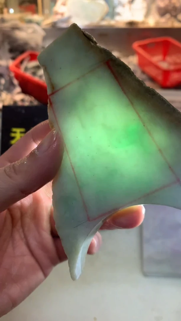 裸石翡翠0朗0翡翠珠宝502