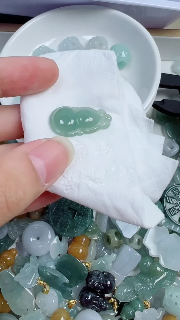 散珠翡翠320号链接，A货翡翠