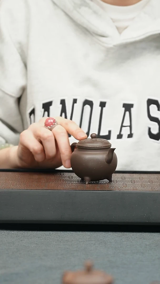 【闪购商品】紫砂茶壶五堂 大彬如意90cc