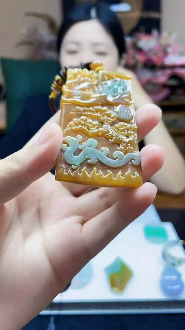未镶嵌定制翡翠吊坠159