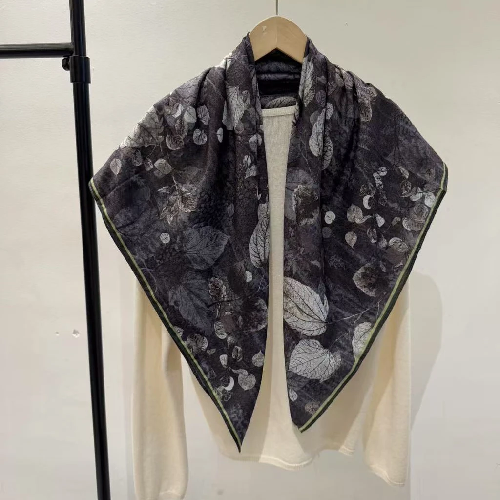 （知秋）新款方巾85*85左右围巾