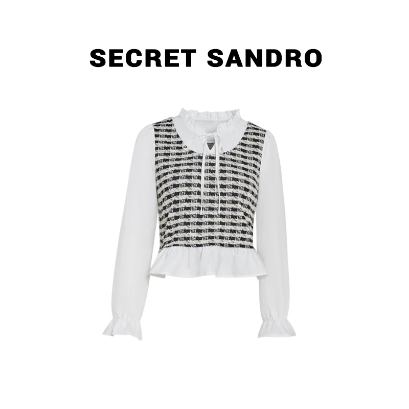 【千鸟格】【Secret Sandro】 楚楚 上衣 S25280006Q