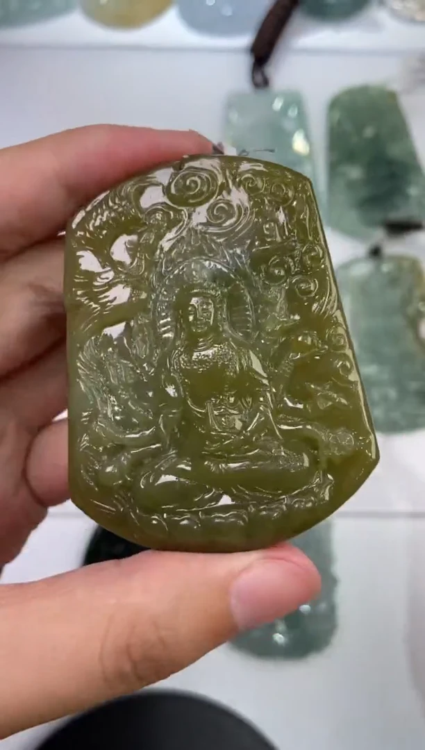 翡翠挂件未镶嵌290411