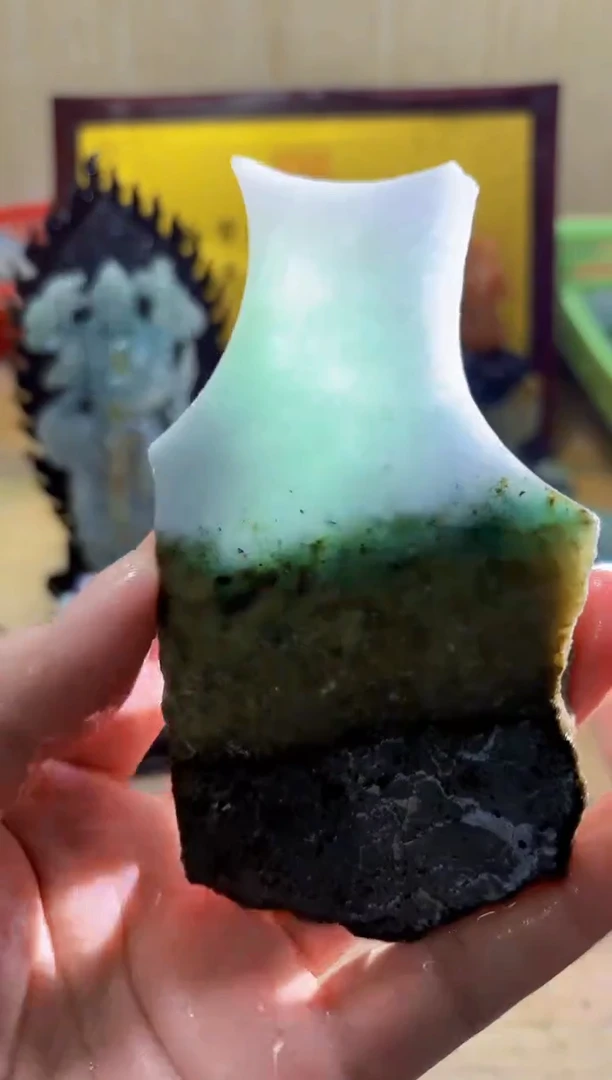 未镶嵌挂件翡翠A货常璀6844