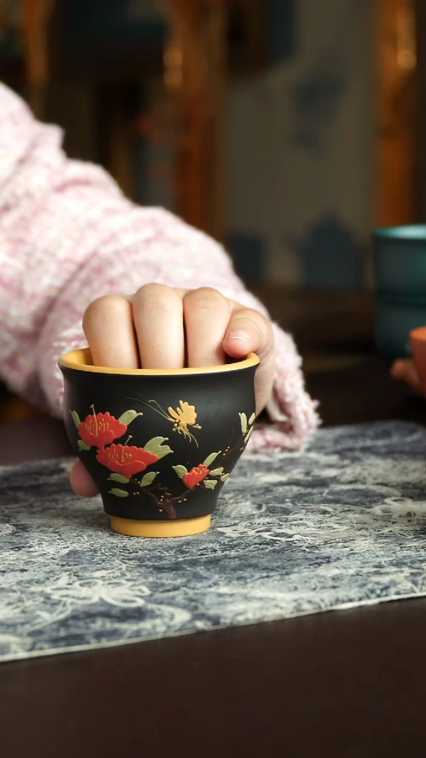 茶杯紫砂78号 特价主人杯 宜兴紫砂原矿作品