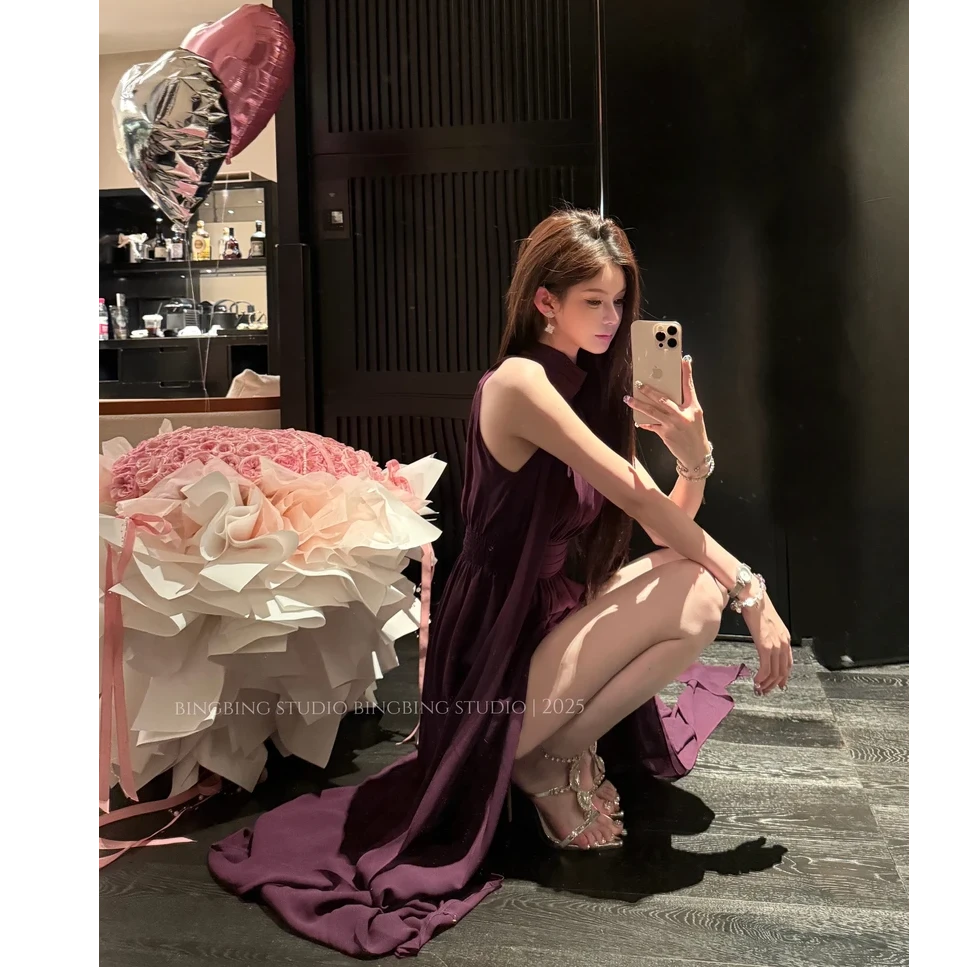 「懂的人听」用料8米 超大裙摆 夏季设计感连衣裙JJC5LYQ0289