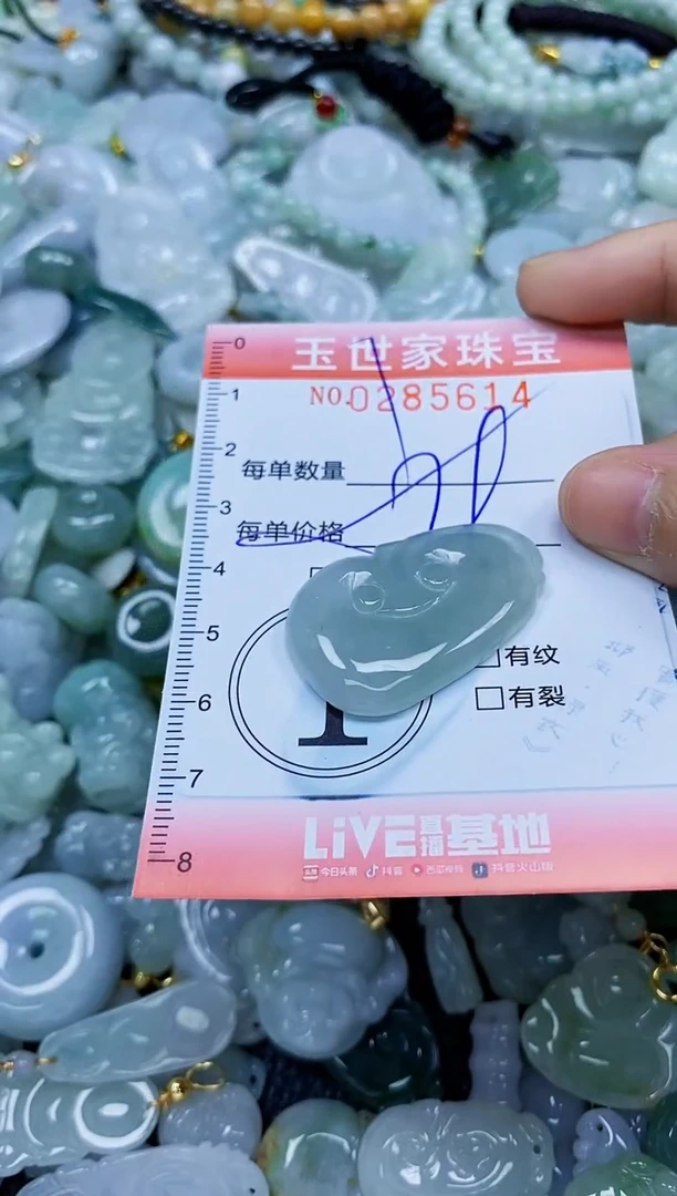 翡翠未镶嵌颈饰闪购0285614多样性发其一