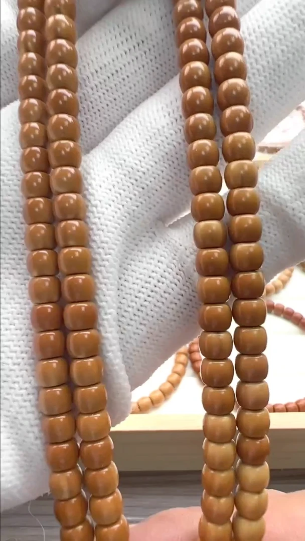 【闪购商品】橄榄核手串尺寸5.3原皮原色老挝核核壁