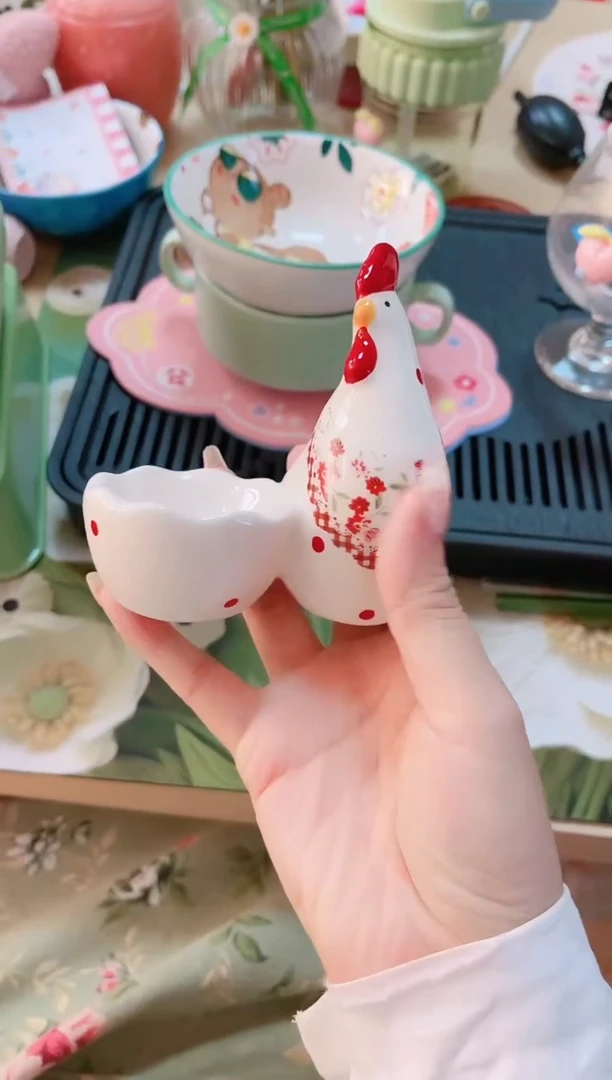 摆件品质好发货快放心拍！母鸡蛋托