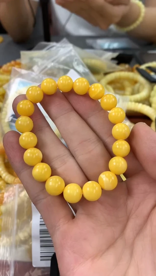 【闪购商品】琥珀裸石未镶嵌手串