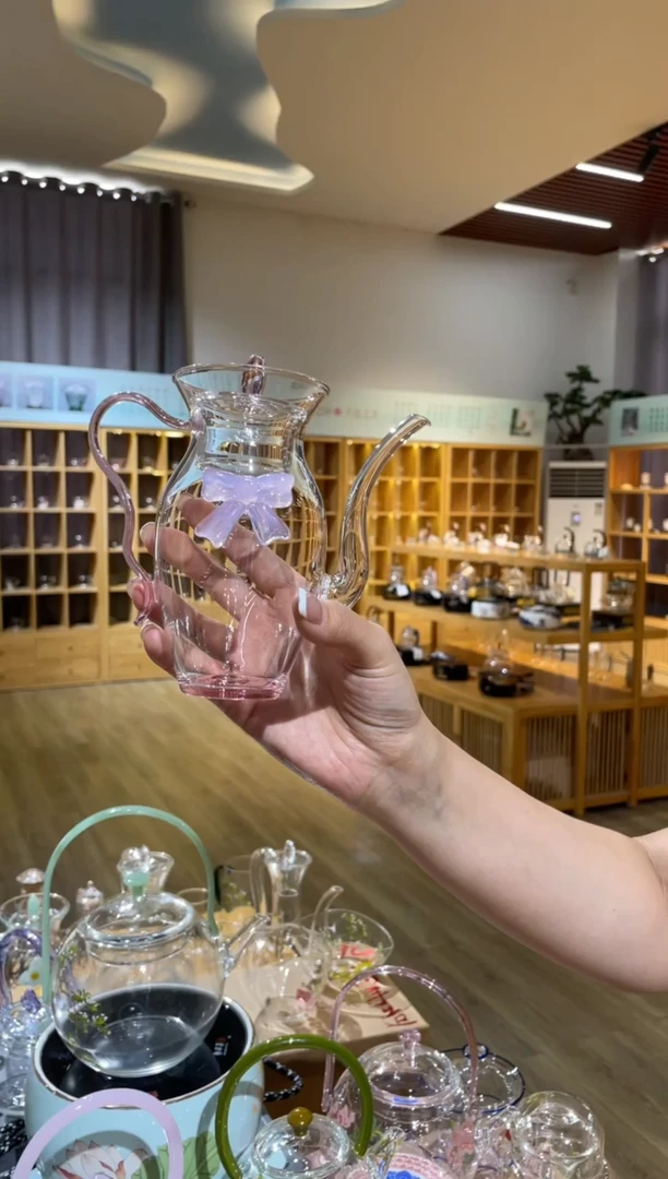 蝴蝶结水仙壶粉色啊啊