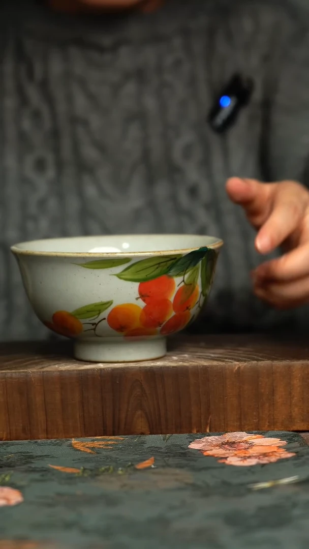 杯釉下彩手工手绘同款陶器