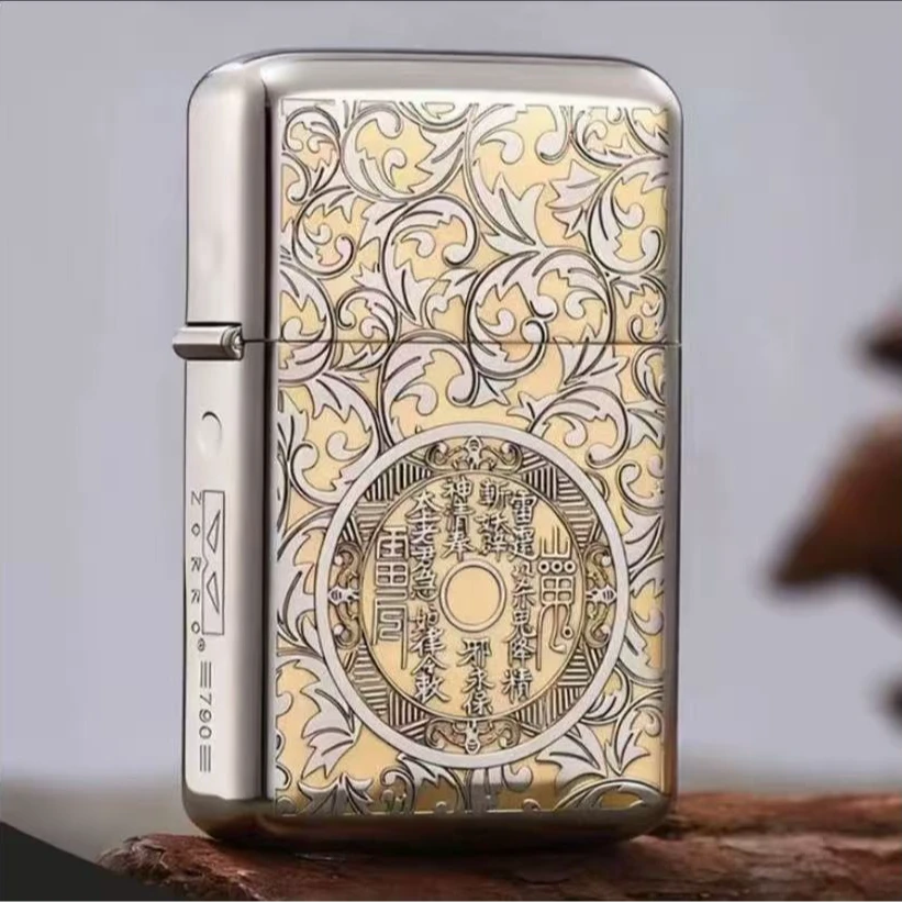 【唐草山鬼-典藏138/】唐草山鬼防风打火机