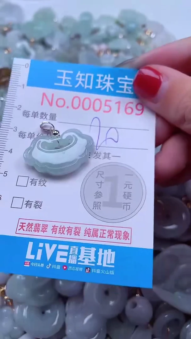 吊坠(不含链)未镶嵌翡翠5169