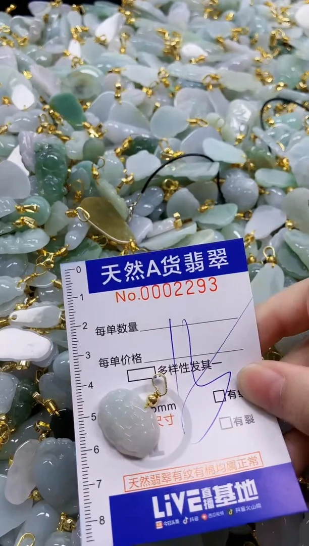 颈饰未镶嵌翡翠天然A货翡翠