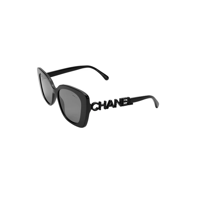 CHANEL香奈儿注塑方形太阳眼镜墨镜女款黑/CH5422B-C501/T8