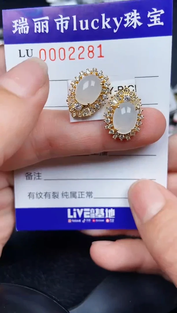 翡翠银S925镶嵌颈饰2281