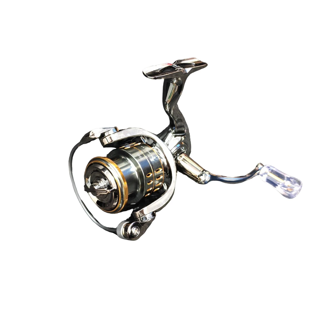 HM电镀银无间隙纺车轮浅线杯路亚矶竿滑漂纺车轮