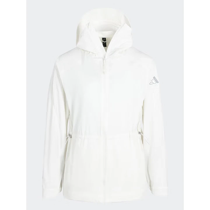 adidas/阿迪达斯防晒舒适运动服梭织时尚透气休闲连帽夹克JM8828