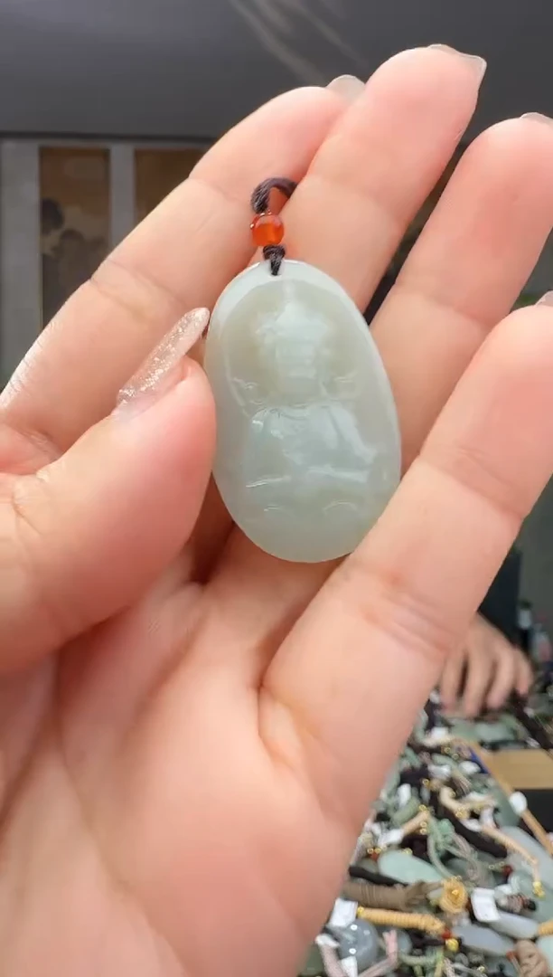 颈饰未镶嵌和田玉拍一发一多样性发货