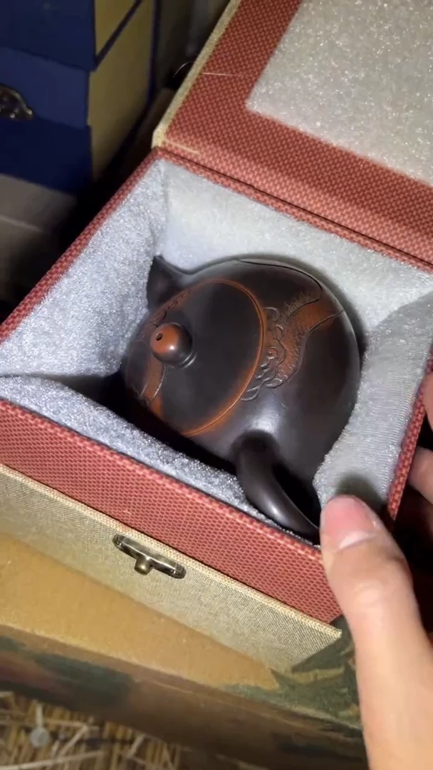 茶壶紫砂高端创意福利摆件
