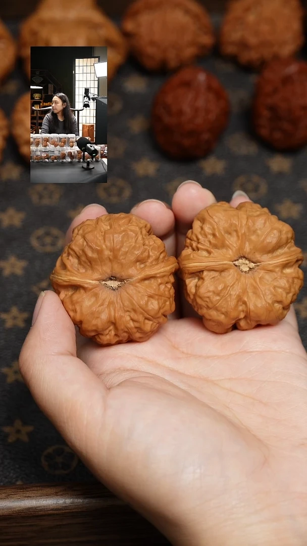 把件文玩核桃42蛤蟆头打底