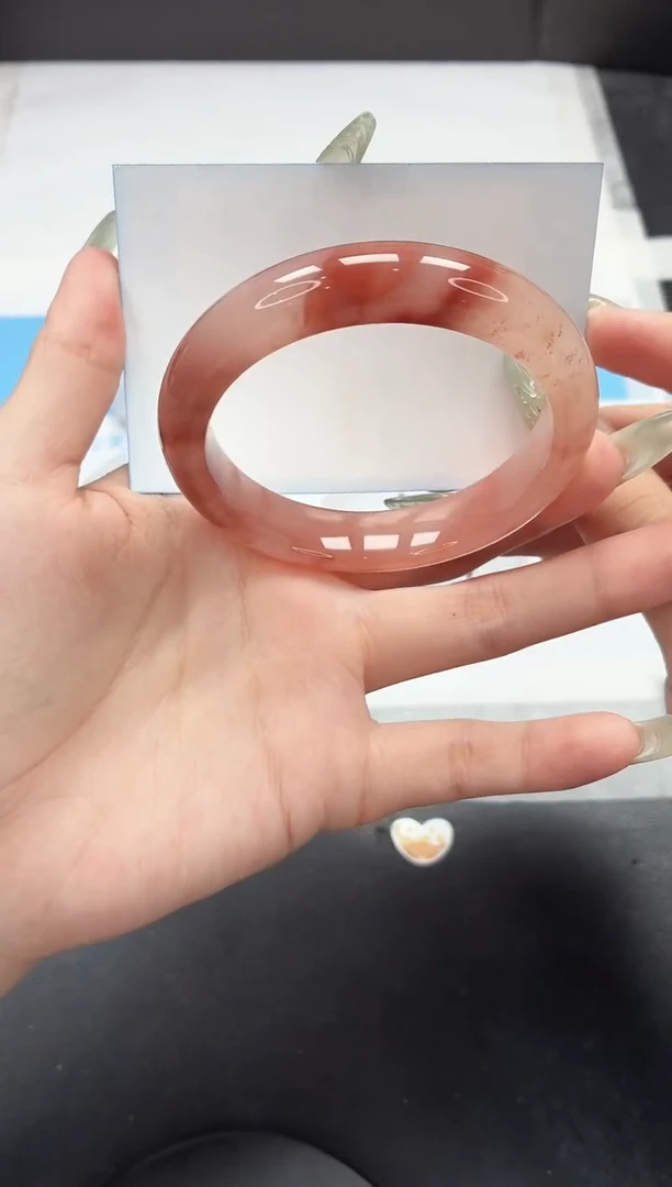 石英质玉手镯未镶嵌233/桃花57.3