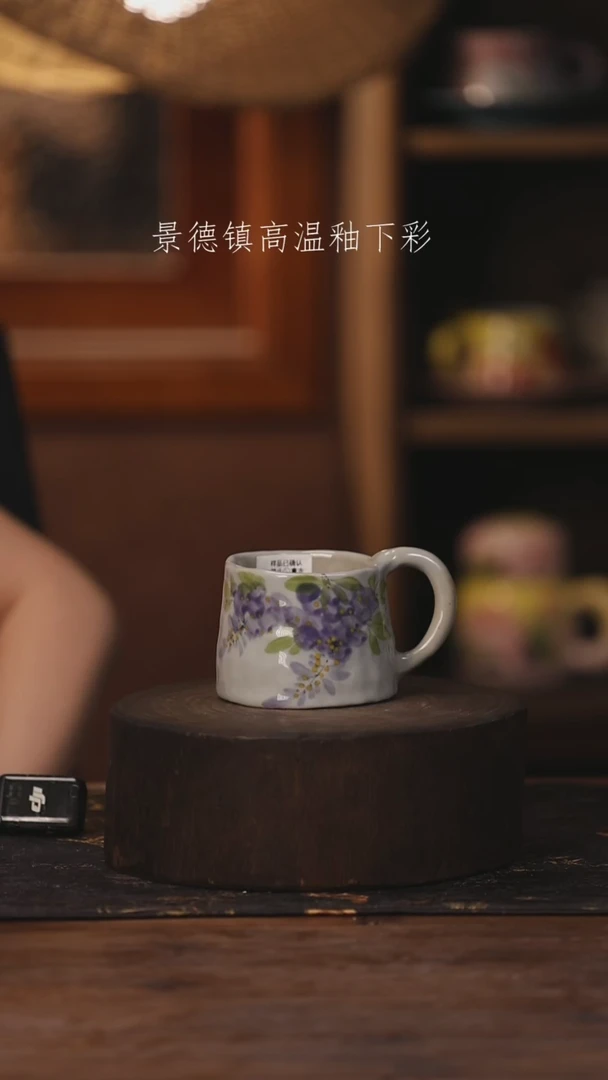 陶瓷景德镇高温釉下手绘陶瓷080