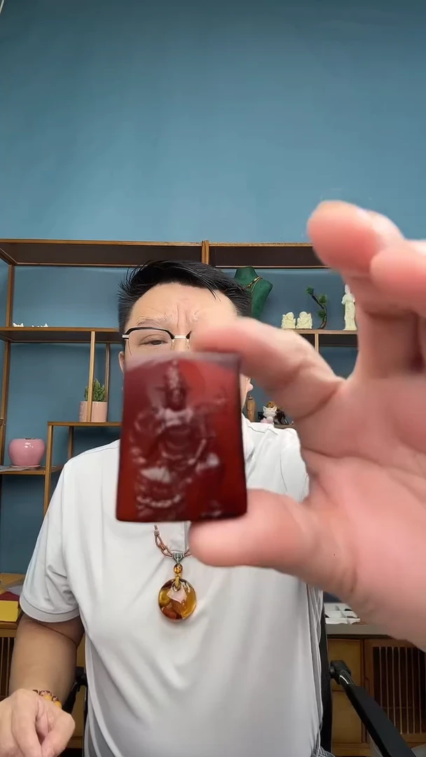 裸石琥珀未镶嵌微瑕介意勿拍9 绑绳