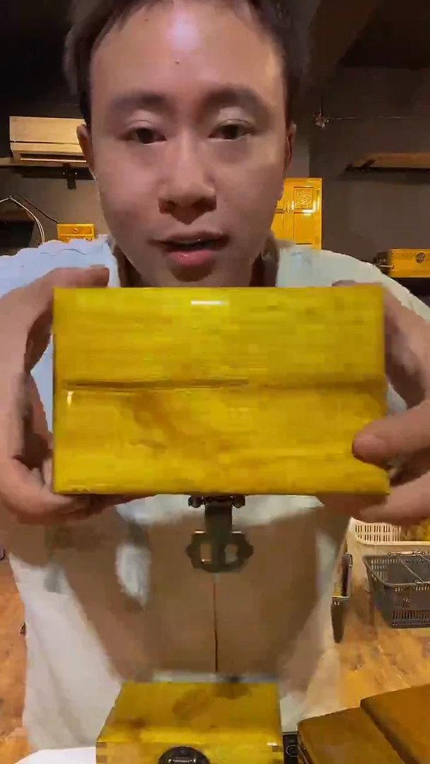 木金丝楠木制品金砖盒子