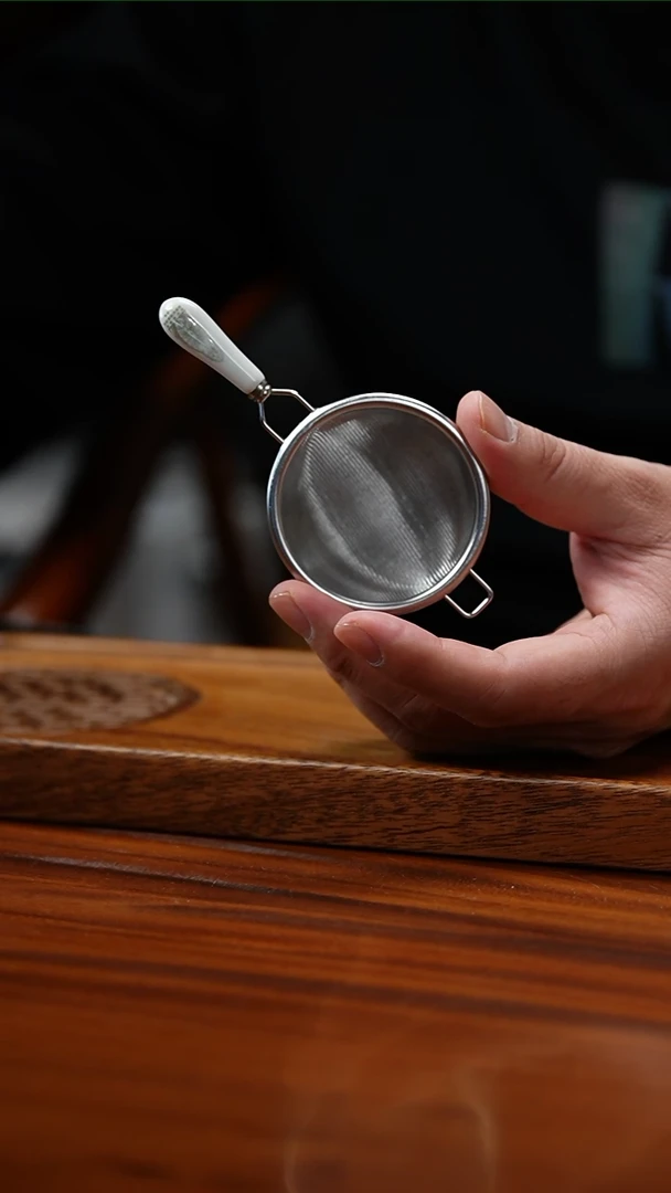 【闪购商品】不锈钢白把茶漏款