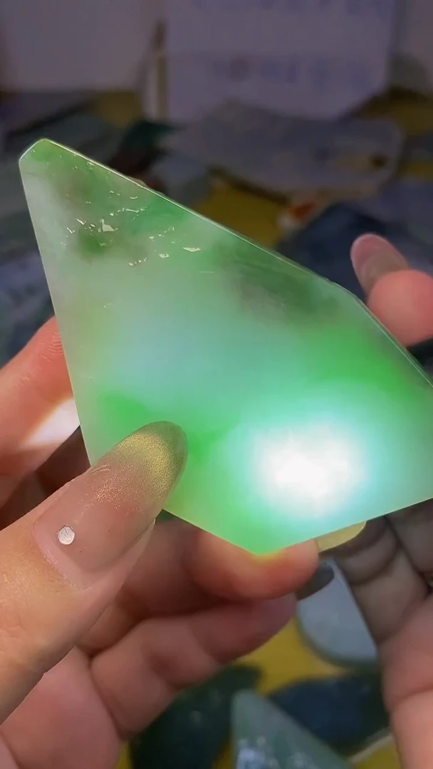 散珠翡翠天然缅甸翡翠A货013